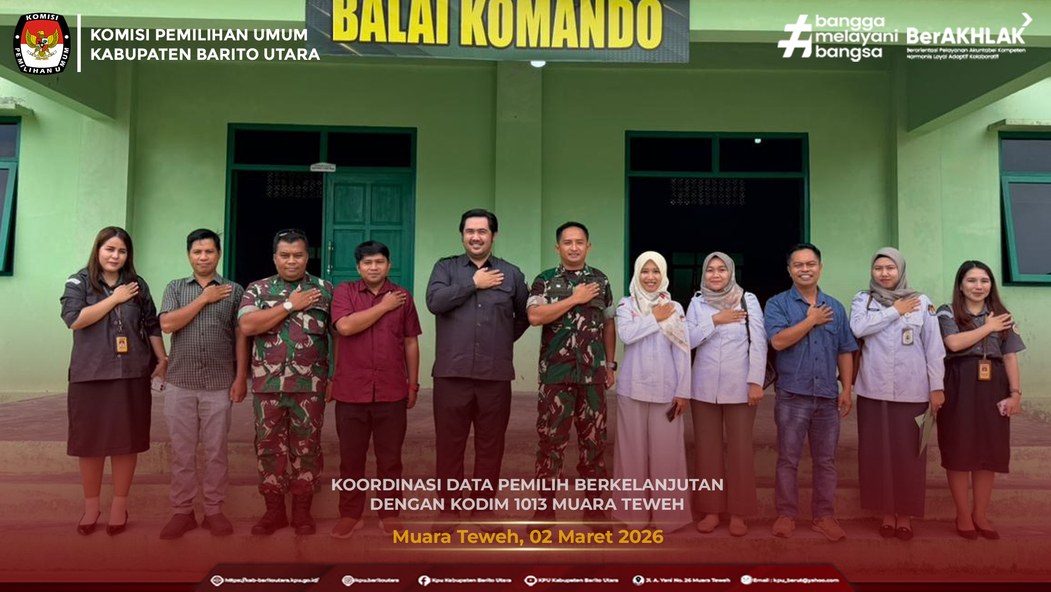 KOORDINASI PDPB DI KODIM MUARA TEWEH