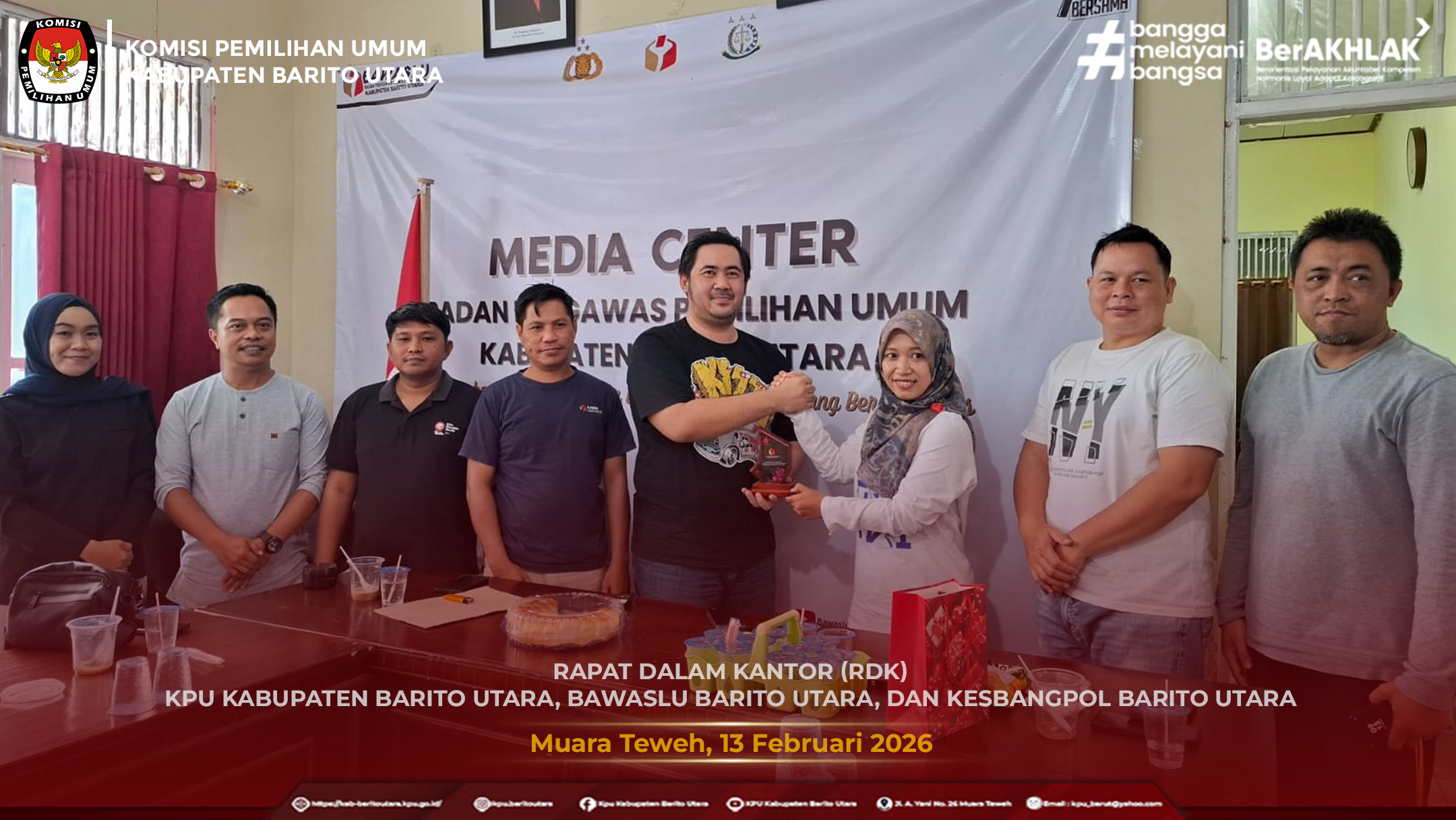 RAPAT DALAM KANTOR BAWASLU, KPU, DAN KESBANGPOL