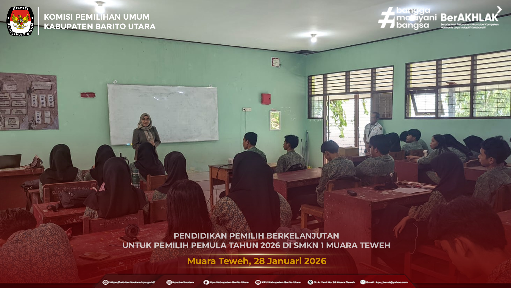 PENDIDIKAN PEMILIH BERKELANJUTAN DI SMKN 1 MUARA TEWEH